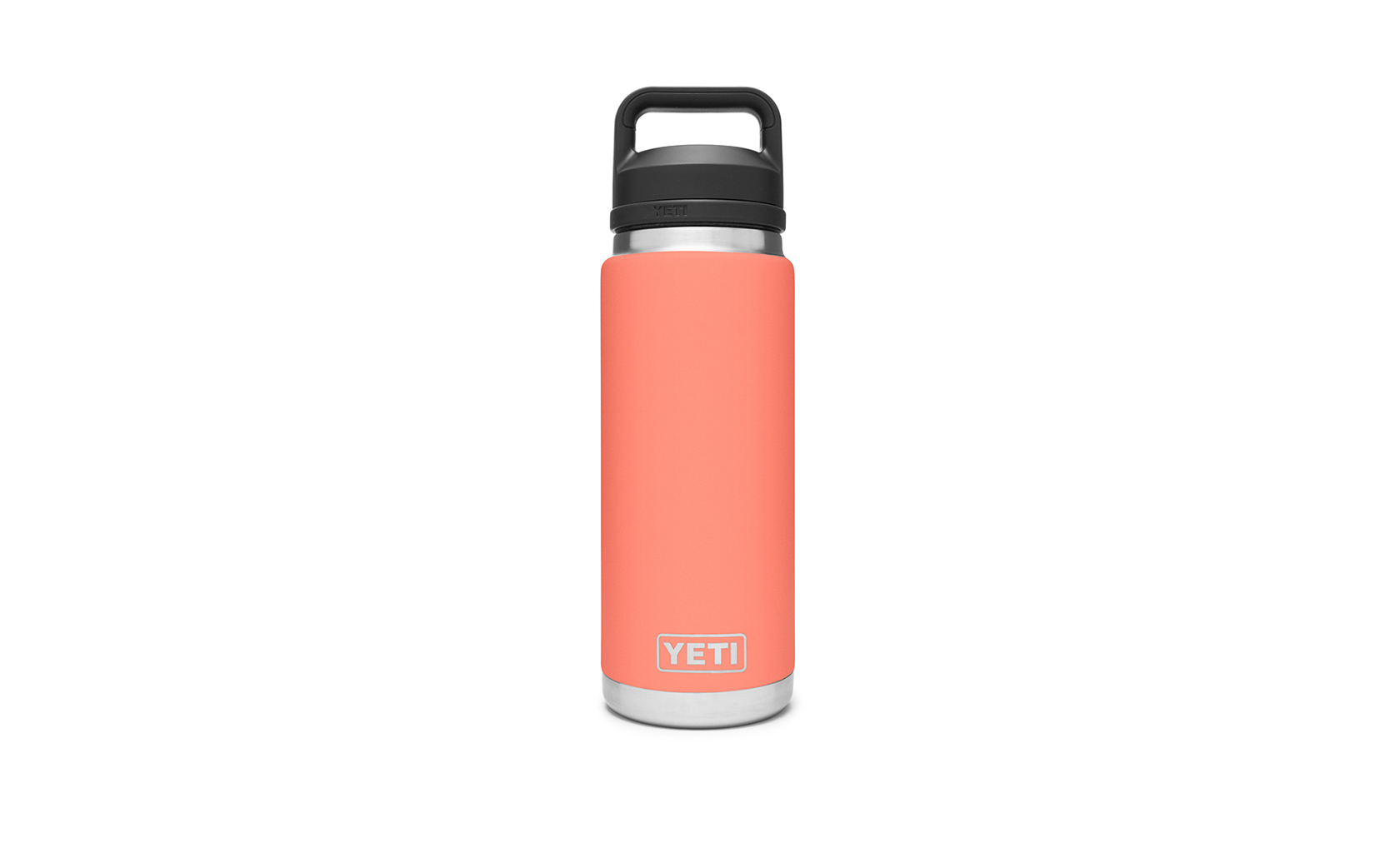 YETI Rambler Bottle - 26 oz. - Chug Cap - Coral